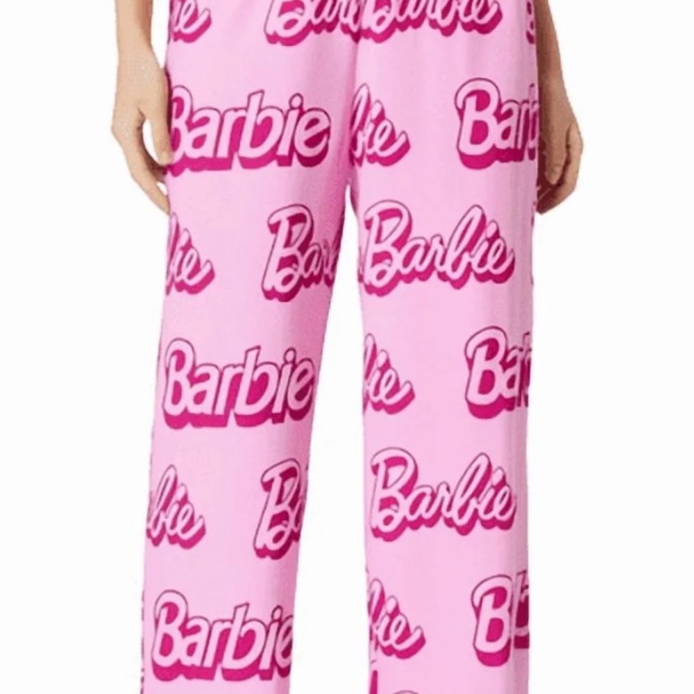 Pink Barbie Logo Pajama Pants *** BRAND NEW ***